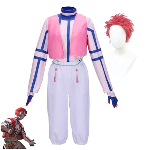 Jiumaocleu Anime Akaza Cosplay Kostüm Akaza Kostüm Halloween Comic-Con Rollenspiel Anime Outfit Verkleidung für Erwachsene von Jiumaocleu