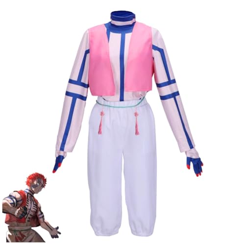 Jiumaocleu Anime Akaza Cosplay Kostüm Akaza Kostüm Halloween Comic-Con Rollenspiel Anime Outfit Verkleidung für Erwachsene von Jiumaocleu