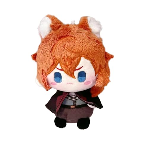Jiumaocleu Anime BSD Weiche Figuren Nakahara Chuuya Stofffigur Dazai Osamu Puppen Hänge Schultasche Anhänger Warme Geschenke 12 cm Jiumaocleu Anime BSD Weiche Figuren Nakahara Chuuya Stofffigur Dazai Osamu Puppen Hänge Schultasche Anhänger Warme Geschenke 12 cm von Jiumaocleu