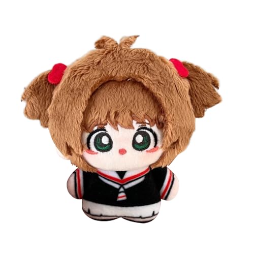 Jiumaocleu Anime Cardcaptor Dolls Kinomot weiche Figur, 10 cm, niedlicher Schlüsselanhänger für Kinomot-Fans, Sammlerstücke, Geschenke Jiumaocleu Anime Cardcaptor Dolls Kinomot weiche Figur, 10 cm, niedlicher Schlüsselanhänger für Kinomot-Fans, Sammlerstücke, Geschenke von Jiumaocleu