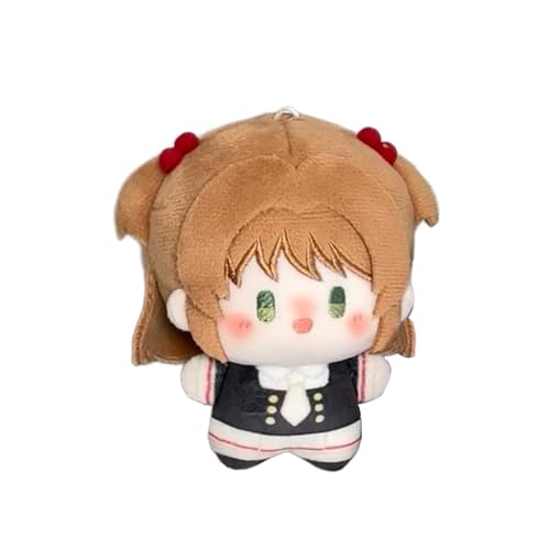 Jiumaocleu Anime Cardcaptor Dolls Kinomot weiche Figur, 10 cm, niedlicher Schlüsselanhänger für Kinomot-Fans, Sammlerstücke, Geschenke Jiumaocleu Anime Cardcaptor Dolls Kinomot weiche Figur, 10 cm, niedlicher Schlüsselanhänger für Kinomot-Fans, Sammlerstücke, Geschenke von Jiumaocleu