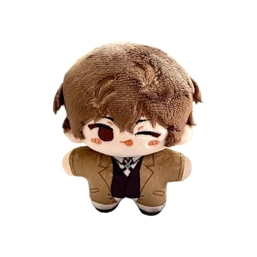 Jiumaocleu Anime Dazai Osamu Stofffigur BSD Dazai Osamu Puppen, Mini-Umarmungskissen, Taschendekoration, Anhänger, Sammlerstück, Geschenk, 10 cm von Jiumaocleu