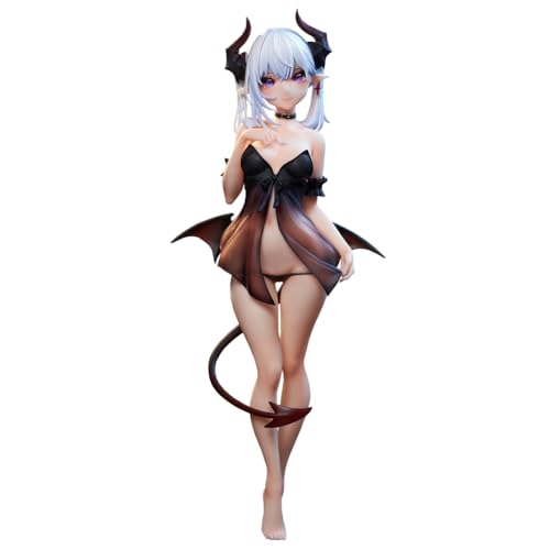 Jiumaocleu Anime-Figur, Lilith-Figur, Modellstatue, Cartoon-Manga-Mädchen-Actionfigur, PVC, handgefertigt, Sammlerstück, Desktop-Display, Dekoration, Geschenke für Fans Jiumaocleu Anime-Figur, Lilith-Figur, Modellstatue, Cartoon-Manga-Mädchen-Actionfigur, PVC, handgefertigt, Sammlerstück, Desktop-Display, Dekoration, Geschenke für Fans von Jiumaocleu