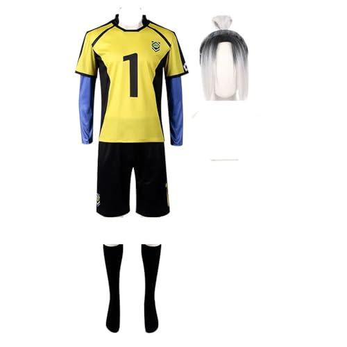 Jiumaocleu Anime Gagamaru Gin Cosplay Kostüm Trikot Fußball Sport Trainingsanzüge Anime Rolle Cosplay Halloween Dress Up Full Sets, Gagamaru Gin, XL Jiumaocleu Anime Gagamaru Gin Cosplay Kostüm Trikot Fußball Sport Trainingsanzüge Anime Rolle Cosplay Halloween Dress Up Full Sets, Gagamaru Gin, XL von Jiumaocleu