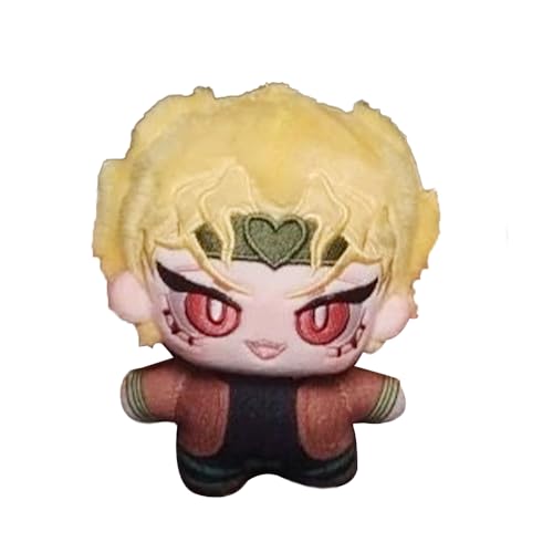 Jiumaocleu Anime JJBA Figuren, Jonathan Joestar, gefüllte Puppen, Giorno Giovanna, Taschenanhänger, Dekoration, Geschenk für Fans, 10 cm Jiumaocleu Anime JJBA Figuren, Jonathan Joestar, gefüllte Puppen, Giorno Giovanna, Taschenanhänger, Dekoration, Geschenk für Fans, 10 cm von Jiumaocleu