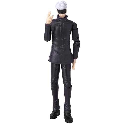 Jiumaocleu Anime JJK Figur Gojo Satoru Gelenkfigur 17CM PVC Statue Modell Bewegliche austauschbare Gesicht Actionfigur Ornament Sammlungen für Anime Fans von Jiumaocleu