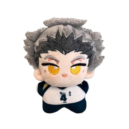 Jiumaocleu Anime Kotaro Bokuto weiche Figuren, 10 cm, Anime-Stoffpuppe, Mini-Umarmungskissen, Tasche, Dekoration, Anhänger, Sammlerstück, Geschenk von Jiumaocleu
