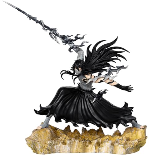 Jiumaocleu Anime Kurosaki Ichigo Actionfigur Statue Mugetsu Ichigo Figuren 28cm Kampfmodell Sammelfigur Spielfigur PVC Anime-Figuren Geschenk für Fan von Jiumaocleu