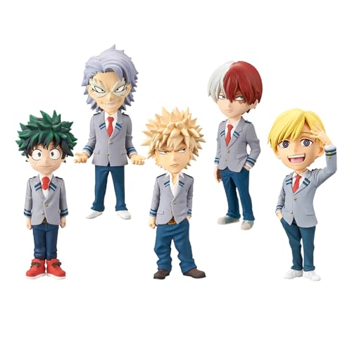 Jiumaocleu Anime-Mini-Figuren-Set, Bakugou-Katsuki-Modellstatue, 7 cm, Midoriya Izuku/Todoroki Shouto MHA-Charakter-Figur, Sammlerstücke, Auto-Dekoration für Fans Jiumaocleu Anime-Mini-Figuren-Set, Bakugou-Katsuki-Modellstatue, 7 cm, Midoriya Izuku/Todoroki Shouto MHA-Charakter-Figur, Sammlerstücke, Auto-Dekoration für Fans von Jiumaocleu