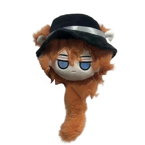 Jiumaocleu Anime Nakahara Chuuya Plüsch BSD weich gefüllte Dazai Osamu Figur Ranpo Edogawa/Nakajima Atsushi Puppen 10 cm 3D gefüllte Figuren Geschenke für Fans von Jiumaocleu