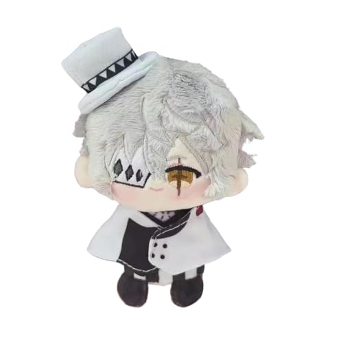 Jiumaocleu Anime Nikolai Gogol Weiche Figur BSD Stofffigur Dazai Osamu Puppen Hänge Schulranzen Anhänger Warme Geschenke 12 cm Jiumaocleu Anime Nikolai Gogol Weiche Figur BSD Stofffigur Dazai Osamu Puppen Hänge Schulranzen Anhänger Warme Geschenke 12 cm von Jiumaocleu