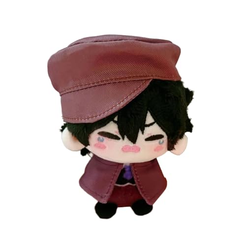 Jiumaocleu Anime Ranpo Edogawa Weiche Figur BSD Stofffigur Dazai Osamu Puppen Hänge Schultasche Anhänger Warme Geschenke 12 cm Jiumaocleu Anime Ranpo Edogawa Weiche Figur BSD Stofffigur Dazai Osamu Puppen Hänge Schultasche Anhänger Warme Geschenke 12 cm von Jiumaocleu
