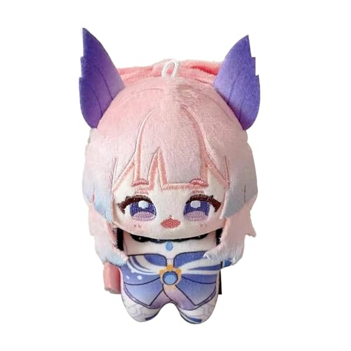 Jiumaocleu Anime Weiche Figur Raiden Shogun/Venti/Xiao/Yae Miko, Stoffpuppe, 10 cm, niedlicher Anhänger, Autotasche, Dekoration, Anime-Merch, Peripherie für Fans Jiumaocleu Anime Weiche Figur Raiden Shogun/Venti/Xiao/Yae Miko, Stoffpuppe, 10 cm, niedlicher Anhänger, Autotasche, Dekoration, Anime-Merch, Peripherie für Fans von Jiumaocleu