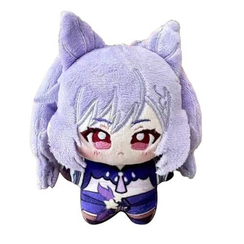 Jiumaocleu Anime Weiche Figur Raiden Shogun/Venti/Xiao/Yae Miko, Stoffpuppe, 10 cm, niedlicher Anhänger, Autotasche, Dekoration, Anime-Merch, Peripherie für Fans Jiumaocleu Anime Weiche Figur Raiden Shogun/Venti/Xiao/Yae Miko, Stoffpuppe, 10 cm, niedlicher Anhänger, Autotasche, Dekoration, Anime-Merch, Peripherie für Fans von Jiumaocleu