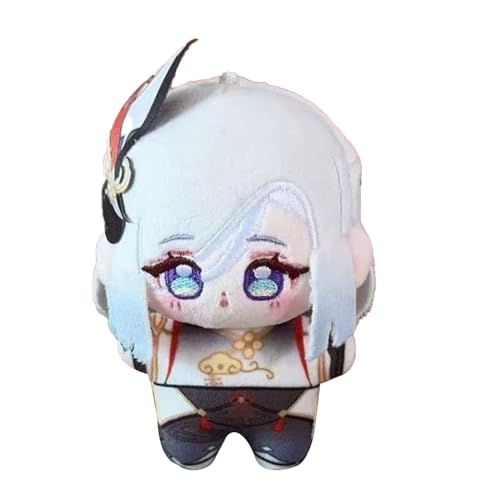 Jiumaocleu Anime Weiche Figur Raiden Shogun/Venti/Xiao/Yae Miko, Stoffpuppe, 10 cm, niedlicher Anhänger, Autotasche, Dekoration, Anime-Merch, Peripherie für Fans Jiumaocleu Anime Weiche Figur Raiden Shogun/Venti/Xiao/Yae Miko, Stoffpuppe, 10 cm, niedlicher Anhänger, Autotasche, Dekoration, Anime-Merch, Peripherie für Fans von Jiumaocleu