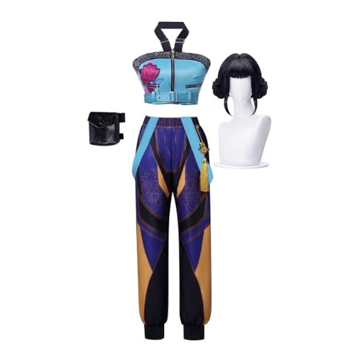 Jiumaocleu Anime Zoey Cosplay Kostüm, Anime Zoey Kostüm Frauen Halloween Party Karneval Dress Up Bühnenaufführung Uniform Jiumaocleu Anime Zoey Cosplay Kostüm, Anime Zoey Kostüm Frauen Halloween Party Karneval Dress Up Bühnenaufführung Uniform von Jiumaocleu