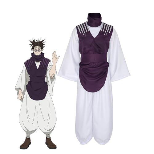 Jiumaocleu Choso Cosplay Kostüm mit Perücke Anime JJK Cosplay Choso Lila Uniform Outfit Komplettes Set Verkleidung Kostüm für Halloween Karneval Party Jiumaocleu Choso Cosplay Kostüm mit Perücke Anime JJK Cosplay Choso Lila Uniform Outfit Komplettes Set Verkleidung Kostüm für Halloween Karneval Party von Jiumaocleu