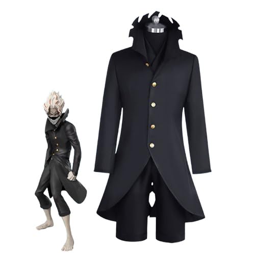 Jiumaocleu DAN DA DAN Cosplay Kostüm Takakura Ken Cosplay Schwarz Umhang Jacke Komplettes Set von Okarun Cosplay Outfit Anzug für Fans Jiumaocleu DAN DA DAN Cosplay Kostüm Takakura Ken Cosplay Schwarz Umhang Jacke Komplettes Set von Okarun Cosplay Outfit Anzug für Fans von Jiumaocleu