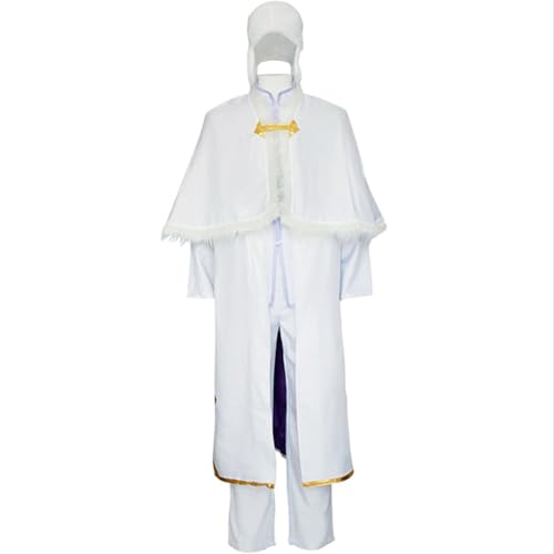Jiumaocleu Fyodor Michailowitsch Dostojewski, Cosplay-Kostüm, komplettes Set mit Fjodor, D-Perückenhut, weißer Uniformmantel, Umhang für Halloween-Party Jiumaocleu Fyodor Michailowitsch Dostojewski, Cosplay-Kostüm, komplettes Set mit Fjodor, D-Perückenhut, weißer Uniformmantel, Umhang für Halloween-Party von Jiumaocleu