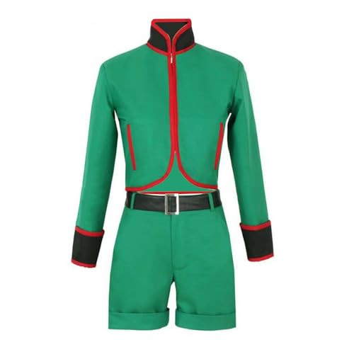Jiumaocleu GON·FREECSS Cosplay-Kostüm für Herren, grüne Uniformen, Jacke, Shorts, komplettes Set, GON·FREECSS Perücken-Outfit, Rollenspiel für Halloween Jiumaocleu GON·FREECSS Cosplay-Kostüm für Herren, grüne Uniformen, Jacke, Shorts, komplettes Set, GON·FREECSS Perücken-Outfit, Rollenspiel für Halloween von Jiumaocleu