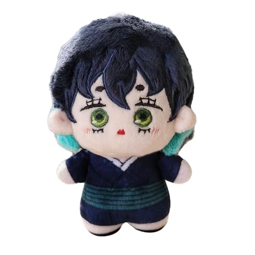 Jiumaocleu Hashibira Inosuke Plüschfigur Hashibira Inosuke Plüschpuppe, 10 cm, Charm-Tasche, Rucksack, Anlässe, Anime-Merch, Sammlerstücke von Jiumaocleu