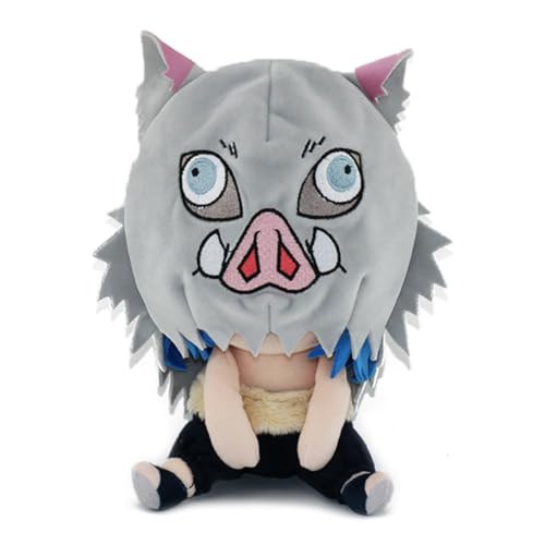 Jiumaocleu Hashibira Inosuke Weiche Figur Kopfkissen, 20cm Anime Figur Wurfkissen Umarmungs Kissen Fans Sammlung, Niedliches Dekokissen für Sofa Heimdekoration Jiumaocleu Hashibira Inosuke Weiche Figur Kopfkissen, 20cm Anime Figur Wurfkissen Umarmungs Kissen Fans Sammlung, Niedliches Dekokissen für Sofa Heimdekoration von Jiumaocleu