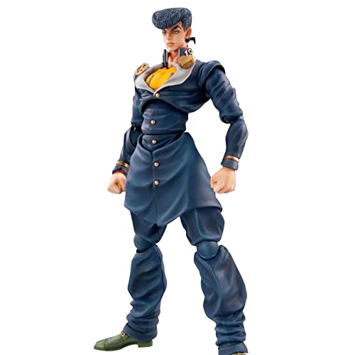 Jiumaocleu Higashikata Josuke Actionfigur Statue - 15cm Anime Figur Modell Spielzeug Set mit Zubehör | Gesicht wechselbar | Gelenk beweglich | PVC Handgemachte Desktop Dekoration Geburtstagsgeschenke von Jiumaocleu