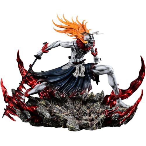Jiumaocleu Hollow Ichigo Figur Horned Ichigo Statue - Kurosaki Ichigo Figuren 23cm Kampfmodell Sammelfigur Spielfigur PVC Anime Kurosaki Ichigo Figur Geschenk für Fan von Jiumaocleu