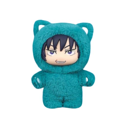 Jiumaocleu JJK Fushiguro Toji Figur Statue Anime JJK Anhänger 14CM PVC Geto Suguru Fushiguro Toji Plüsch Pyjama Modell Dekoration Anhänger Ornament für Fans von Jiumaocleu