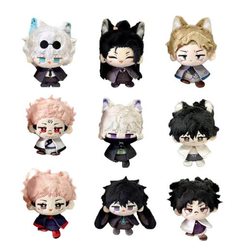 Jiumaocleu JJK Weiche Figuren Anime Gojo Satoru Puppen Geto Suguru Weiche Figur Ryomen Sukuna/Geto Suguru/Nanami Kento Mini-Anhänger PP Baumwolle Autotasche Dekoration für Fans 12 cm Jiumaocleu JJK Weiche Figuren Anime Gojo Satoru Puppen Geto Suguru Weiche Figur Ryomen Sukuna/Geto Suguru/Nanami Kento Mini-Anhänger PP Baumwolle Autotasche Dekoration für Fans 12 cm von Jiumaocleu