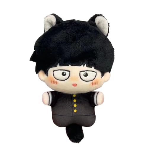 Jiumaocleu Kageyama Shigeo Weiche Puppe Mob/Reigen Arataka Stofffigur, Anime-Überwurf, niedliche Figur, Puppe, Hängen, Schultasche, Anhänger, warme Geschenke, 10 cm Jiumaocleu Kageyama Shigeo Weiche Puppe Mob/Reigen Arataka Stofffigur, Anime-Überwurf, niedliche Figur, Puppe, Hängen, Schultasche, Anhänger, warme Geschenke, 10 cm von Jiumaocleu