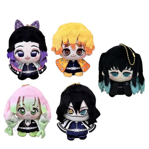 Jiumaocleu Kimetsu no Yaiba Plushies Kochou Shinobu Plüschfigur Puppe, 10 cm Anime weiche Figur Anhänger PP Baumwolle Schlüsselanhänger Dekoration Geschenke für Fans Jiumaocleu Kimetsu no Yaiba Plushies Kochou Shinobu Plüschfigur Puppe, 10 cm Anime weiche Figur Anhänger PP Baumwolle Schlüsselanhänger Dekoration Geschenke für Fans von Jiumaocleu