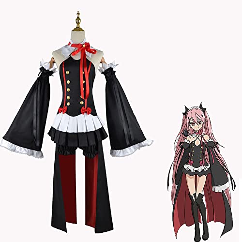 Jiumaocleu Krul Tepes Cosplay Kostüm Set, Seraph of the End Cosplay Uniform Outfit Anzüge, Krul Tepes Halloween Karneval Rollenspiel Full Set of Dress Up Jiumaocleu Krul Tepes Cosplay Kostüm Set, Seraph of the End Cosplay Uniform Outfit Anzüge, Krul Tepes Halloween Karneval Rollenspiel Full Set of Dress Up von Jiumaocleu