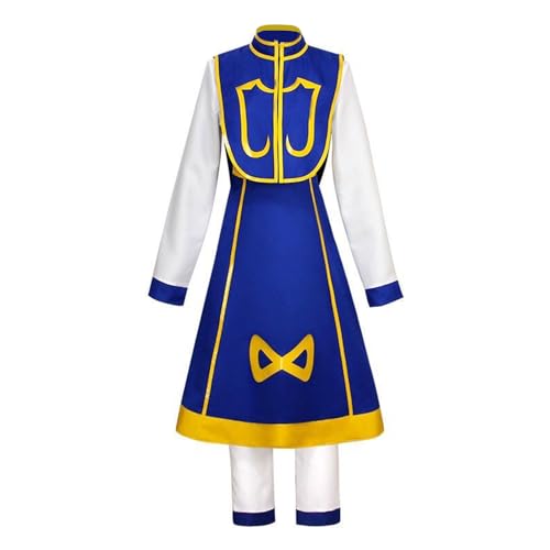 Jiumaocleu Kurapika Cosplay Kostüm Herren Blau und Gelb Kostüme Langarm Jacke Shorts Outfit Komplettes Set Rollenspiel für Halloween Jiumaocleu Kurapika Cosplay Kostüm Herren Blau und Gelb Kostüme Langarm Jacke Shorts Outfit Komplettes Set Rollenspiel für Halloween von Jiumaocleu