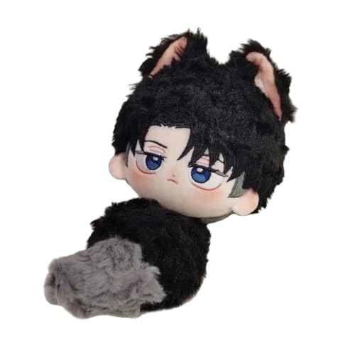 Jiumaocleu Levi Plüschfigur, Anime, weiche Puppen – Mini-Cartoon-Plüschfigur, Taschenanhänger, Dekoration, Geschenke, 10 cm Jiumaocleu Levi Plüschfigur, Anime, weiche Puppen – Mini-Cartoon-Plüschfigur, Taschenanhänger, Dekoration, Geschenke, 10 cm von Jiumaocleu