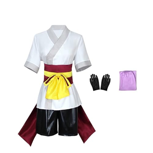 Jiumaocleu Machini Cosplay Kostüm mit Perücke Anime Machini Uniform Komplettes Set für Halloween Karneval Party Rollenspiel von Jiumaocleu