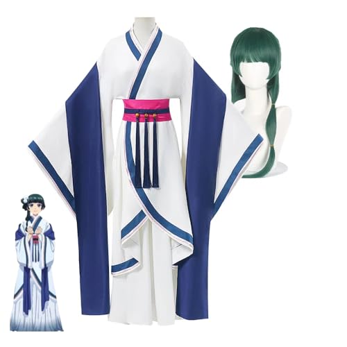 Jiumaocleu Maomao Cosplay Kostüm für Damen, Maomao Kostüm Hanfu Anime Gyokuyou Cosplay Komplettes Set Rollenspiel für Halloween Karneval Jiumaocleu Maomao Cosplay Kostüm für Damen, Maomao Kostüm Hanfu Anime Gyokuyou Cosplay Komplettes Set Rollenspiel für Halloween Karneval von Jiumaocleu