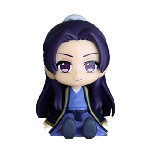 Jiumaocleu Maomao Figur Anime Maomao und Jinshi Figur Statue 6 cm Maomao sitzende Figur Anime Merch Sammlerstück Desktop Ornamente Geschenk von Jiumaocleu