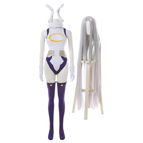 Jiumaocleu Miruko Cosplay Costume MHA Cosplay Jumpsuit Rabbit Hero Mirko Costume Bodysuit Suit with Miruko Wig for Halloween Jiumaocleu Miruko Cosplay Costume MHA Cosplay Jumpsuit Rabbit Hero Mirko Costume Bodysuit Suit with Miruko Wig for Halloween von Jiumaocleu