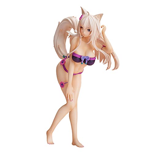 Jiumaocleu Nekopara Azuki Statue – 14 cm Anime-Spiel-Actionfigur-Modell, handgefertigtes Sammlerstück, Desktop-Dekoration von Jiumaocleu