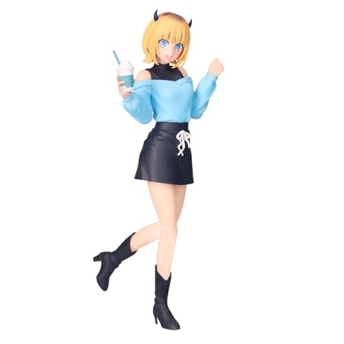 Jiumaocleu Oshi no Ko Figur MEMcho Statue Modell, 18 cm stehende Pose, Anime-Actionfigur, PVC, handgefertigt, Sammlerstück, Desktop-Dekoration, Geschenke von Jiumaocleu