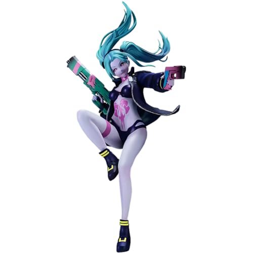 Jiumaocleu Rebecca Figur Statue Rebecca Actionfiguren, Maßstab 1:7, Anime-Figur, Kampfmodelle, austauschbares Zubehör, Sammlerstück, Desktop-Display, Dekoration, Geschenke für Fans, 24 cm Jiumaocleu Rebecca Figur Statue Rebecca Actionfiguren, Maßstab 1:7, Anime-Figur, Kampfmodelle, austauschbares Zubehör, Sammlerstück, Desktop-Display, Dekoration, Geschenke für Fans, 24 cm von Jiumaocleu