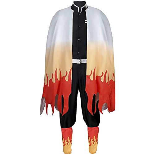 Jiumaocleu Rengoku Kyoujurou Cosplay Kostüm Outfit Anime Cosplay Umhang Jacke Rolle Cosplay komplettes Kostüm Set für Halloween Karneval Party Jiumaocleu Rengoku Kyoujurou Cosplay Kostüm Outfit Anime Cosplay Umhang Jacke Rolle Cosplay komplettes Kostüm Set für Halloween Karneval Party von Jiumaocleu