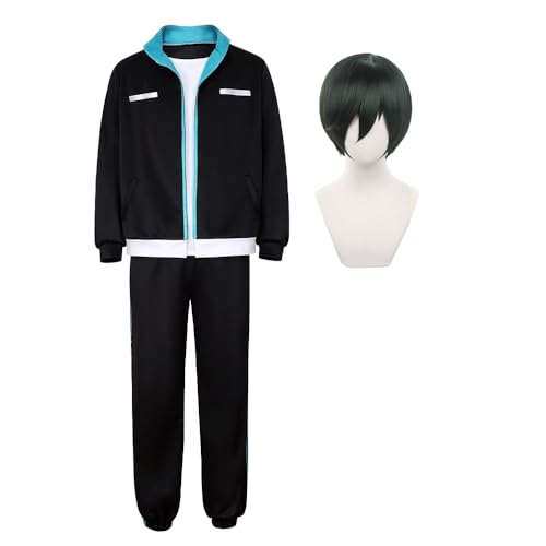 Jiumaocleu Rin Itoshi Cosplay Kostüm Anime Itoshi Sae/Shidou Ryuusei Cosplay Outfit Trainingsanzug Fußball Sportbekleidung Trikots Jacke Hose Rollenspiel für Halloween Jiumaocleu Rin Itoshi Cosplay Kostüm Anime Itoshi Sae/Shidou Ryuusei Cosplay Outfit Trainingsanzug Fußball Sportbekleidung Trikots Jacke Hose Rollenspiel für Halloween von Jiumaocleu