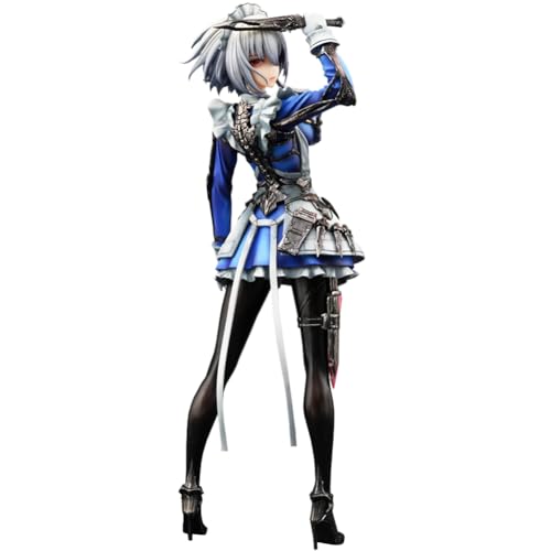 Jiumaocleu Sakuya Izayoi Figurenstatue, 26 cm Kampf Pose Maid Style Original Malfigur Sakuya Izayoi Statue Modell handgemachte Sammlerstück Schreibtischdekoration Geschenke Jiumaocleu Sakuya Izayoi Figurenstatue, 26 cm Kampf Pose Maid Style Original Malfigur Sakuya Izayoi Statue Modell handgemachte Sammlerstück Schreibtischdekoration Geschenke von Jiumaocleu