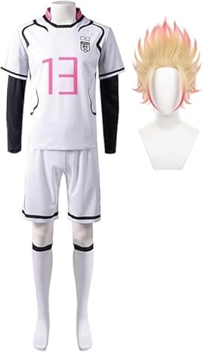 Jiumaocleu Shidou Ryuusei Cosplay Kostüm Anime Yukimiya Kenyuu Cosplay Outfit Trainingsanzug Fußball Sportbekleidung Trikots T-Shirt Shorts Set Rollenspiele für Halloween Jiumaocleu Shidou Ryuusei Cosplay Kostüm Anime Yukimiya Kenyuu Cosplay Outfit Trainingsanzug Fußball Sportbekleidung Trikots T-Shirt Shorts Set Rollenspiele für Halloween von Jiumaocleu