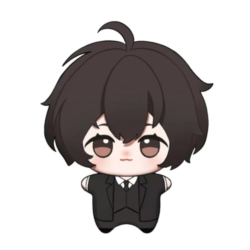 Jiumaocleu Weiche Anime-Figur Dazai Osamu, weiche Stoffpuppe, 10 cm, Hänge-Anhänger, Anime-Merch, Sammlerstücke, Zuhause, Tasche, Dekoration, Geschenke von Jiumaocleu