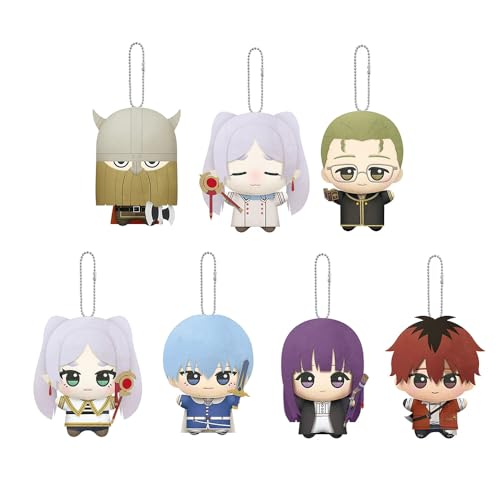 Jiumaocleu Weiche Anime-Frieren-Plüschfigur, Stoffpuppe, 10 cm, Farn/Stark, zum Aufhängen, flauschige Taschenanhänger, Anime-Merch, Sammlerstücke, Heimdekoration, Geschenke, 7 Stück Jiumaocleu Weiche Anime-Frieren-Plüschfigur, Stoffpuppe, 10 cm, Farn/Stark, zum Aufhängen, flauschige Taschenanhänger, Anime-Merch, Sammlerstücke, Heimdekoration, Geschenke, 7 Stück von Jiumaocleu