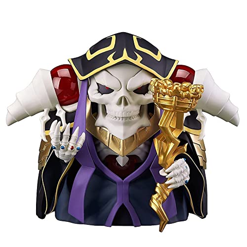 Overlord Figur - Albedo, Ainz Ooal Gown Anime Actionfigur, Q Version bewegliche Figur Statue Spielzeug Figur Modell Exquisite Ornamente Sammlerstück Heimdekoration Fans Geschenk (Ainz Ooal Gown) von Jiumaocleu