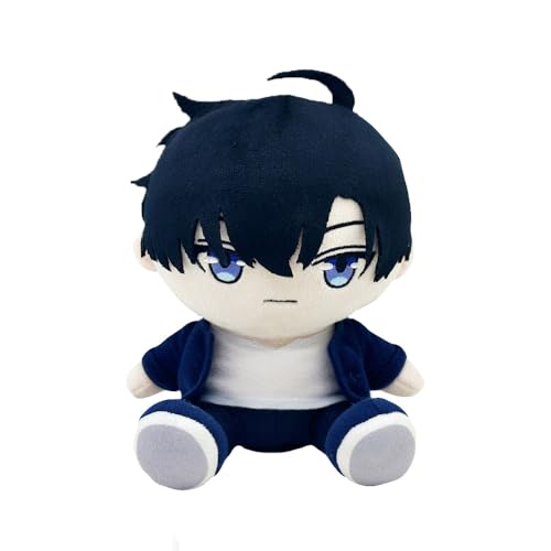 Sung Jin Woo Weiche Figur Anime Sung Jin Woo weich gefüllte Kissen Puppe 21 cm Anime Merch Pelz Auto Zuhause Sofa Dekoration Sammlerstücke Geschenke von Jiumaocleu